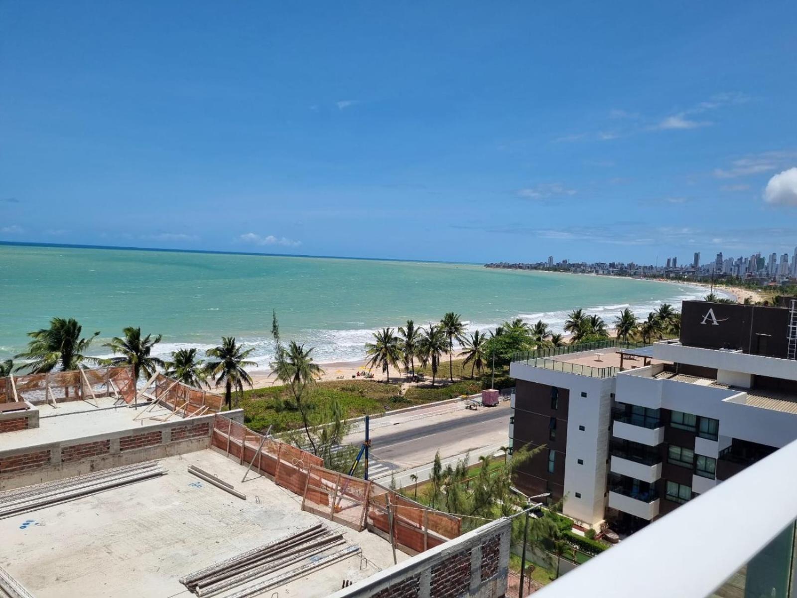 Confortavel Flat Com Piscina De Borda Infinita Na Cobertura Cabedelo Exteriör bild